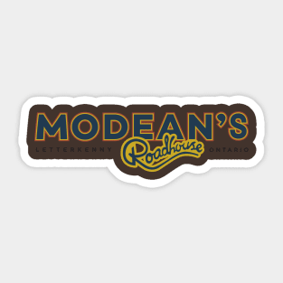 Modean's Roadhouse Sticker